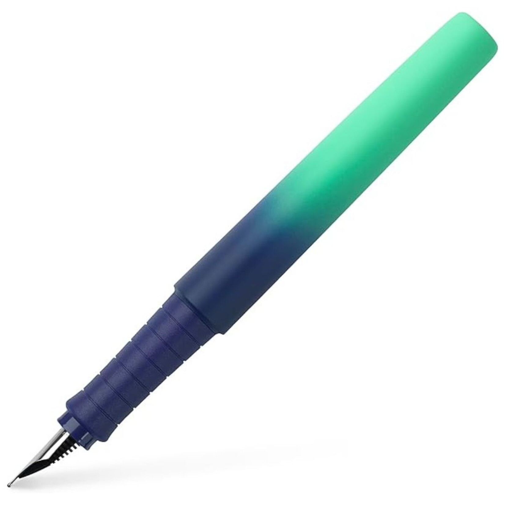 FABER CASTELL POLY FLOW FOUNTAIN PEN MEDIUM BUZZING BLUE
