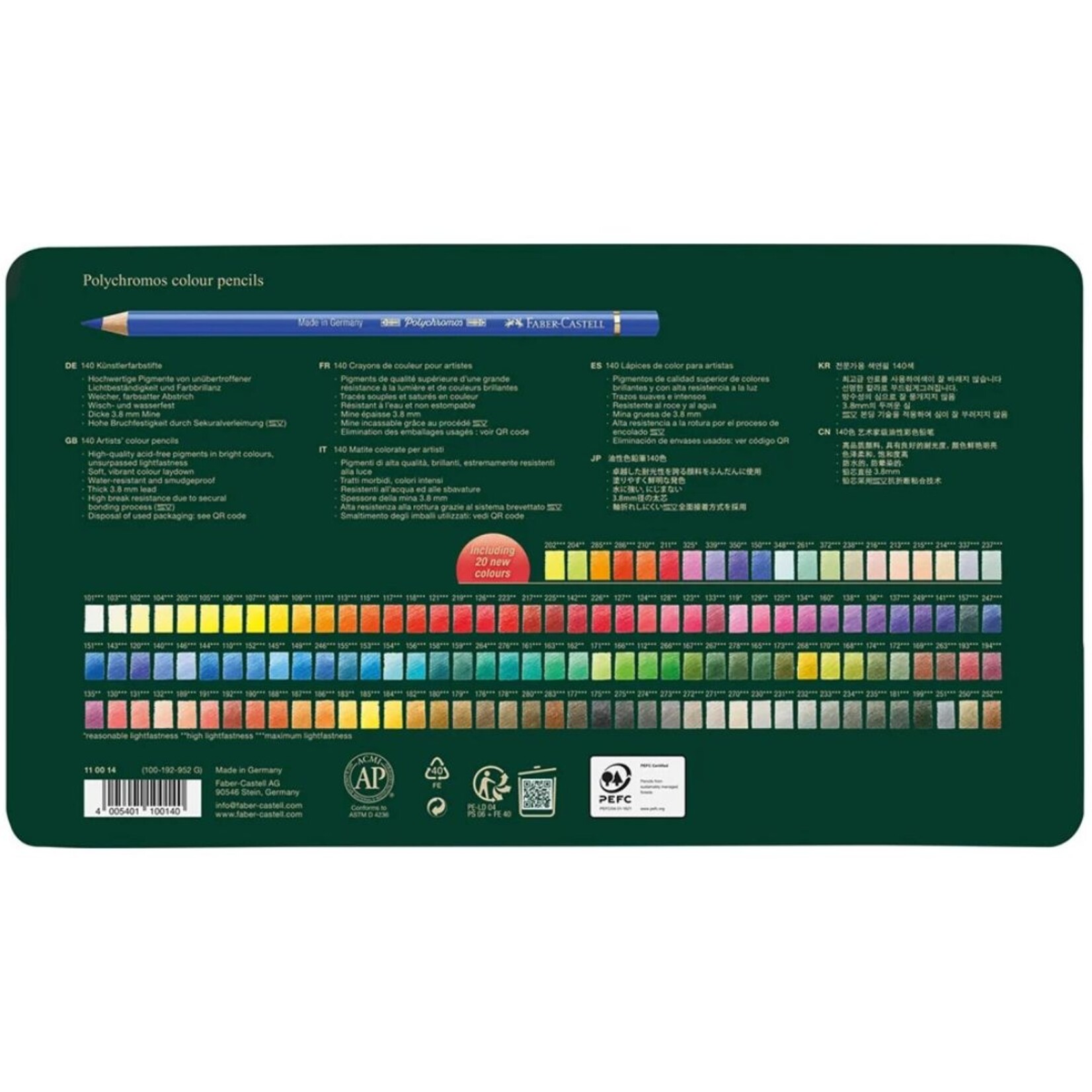 POLYCHROMOS PENCIL SET/140