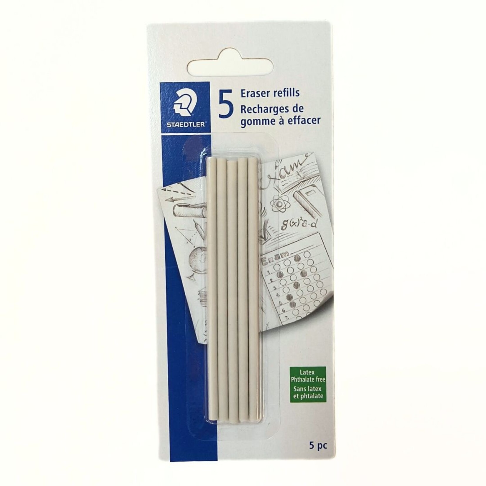 STAEDTLER ERASER HOLDER REFILLS 5/PK
