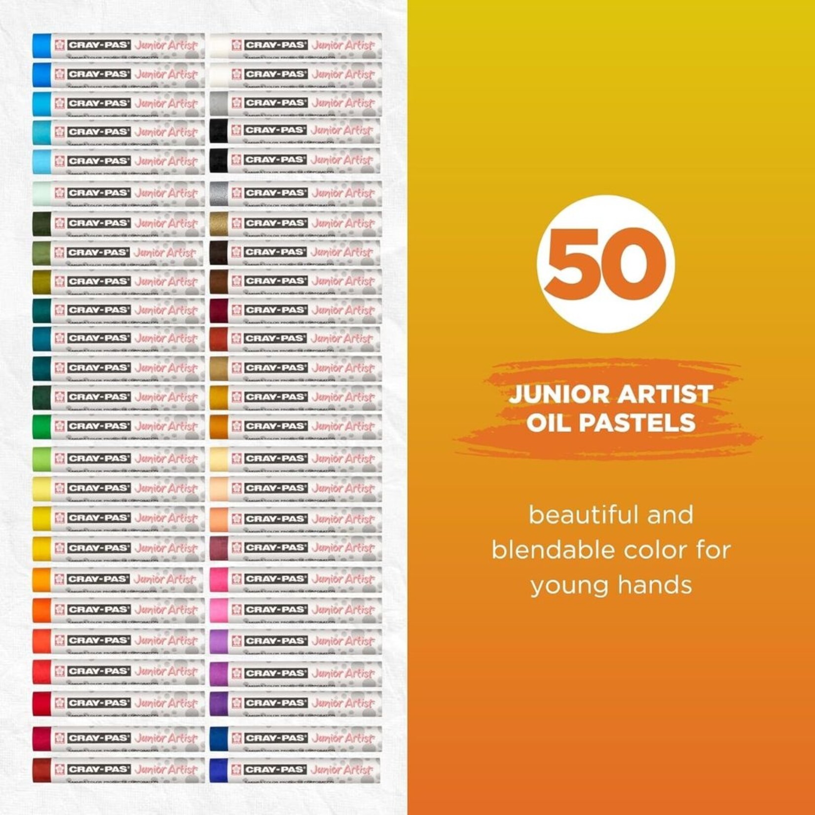 CRAY-PAS JR. OIL PASTEL 50/SET