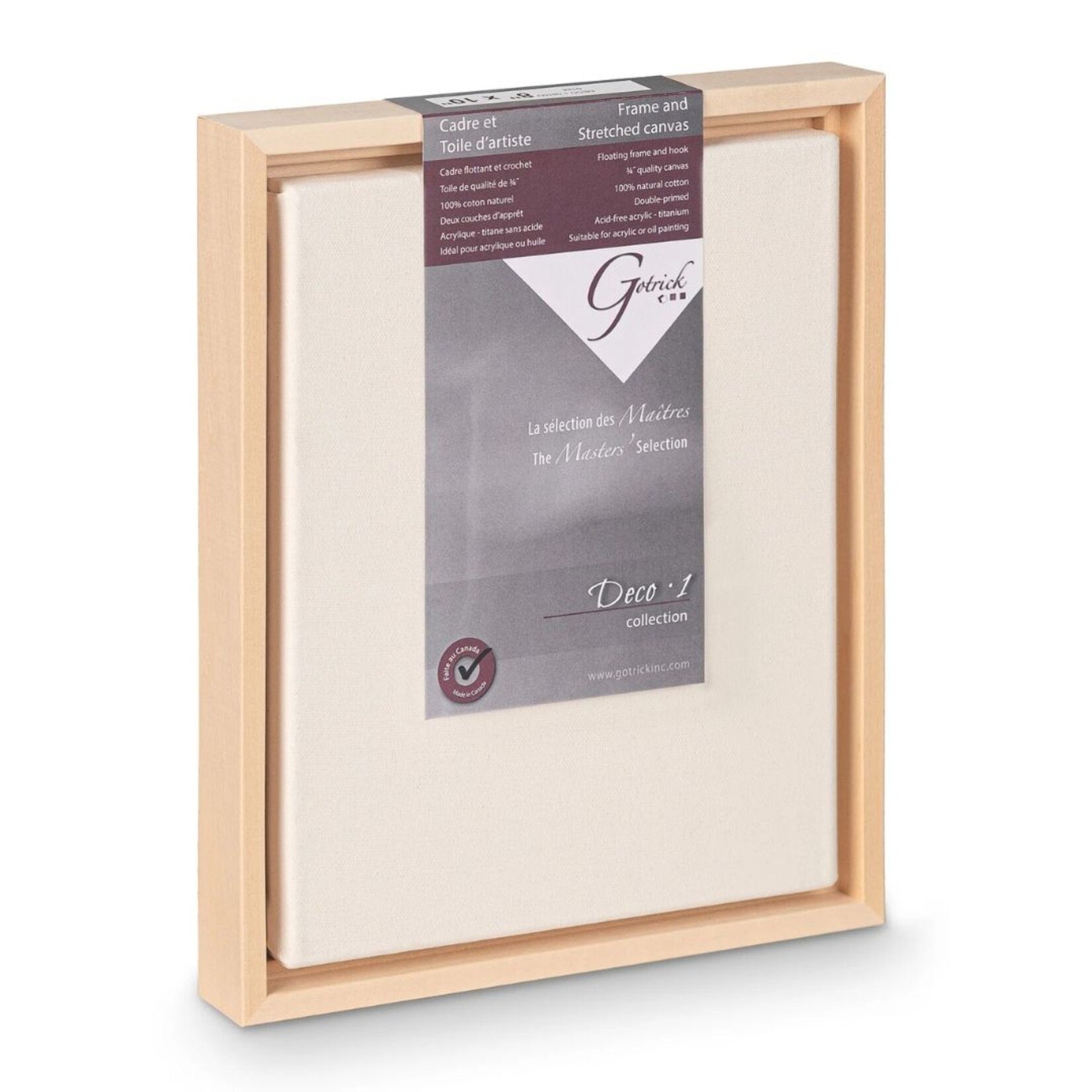 APOLLON GOTRICK CANVAS WITH NATURAL FRAME 18X24*
