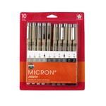 PIGMA MICRON PEN SHADE AND LINE GREY SET/10