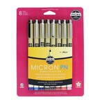 PIGMA MICRON PEN PN ASSORTED COLOURS SET/8