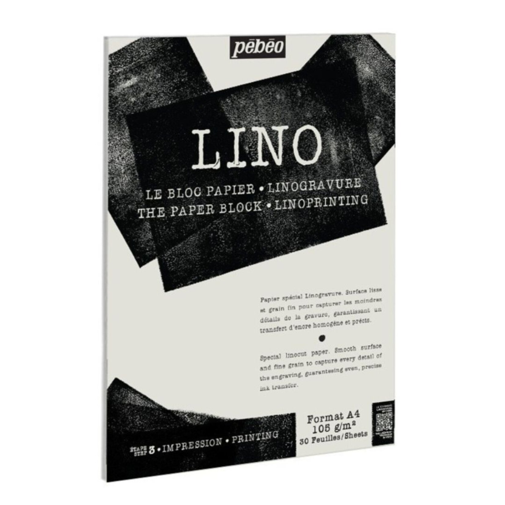 PEBEO LINO THE PAPER BLOCK A4 8.3X11.7"