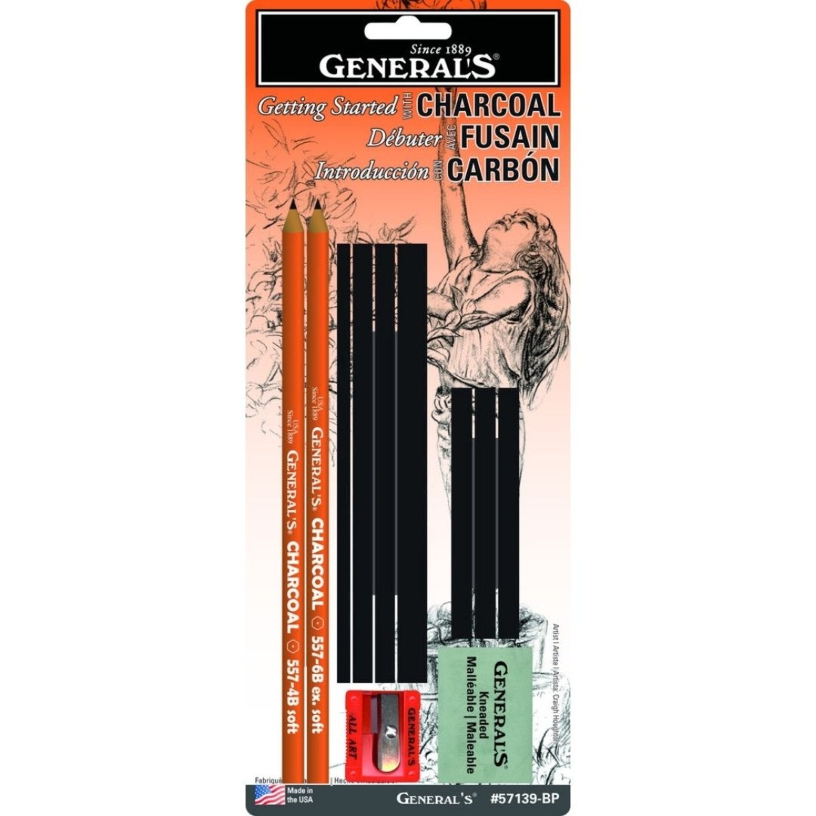GENERAL'S GETTING STARTED WITH CHARCOAL KIT/11
