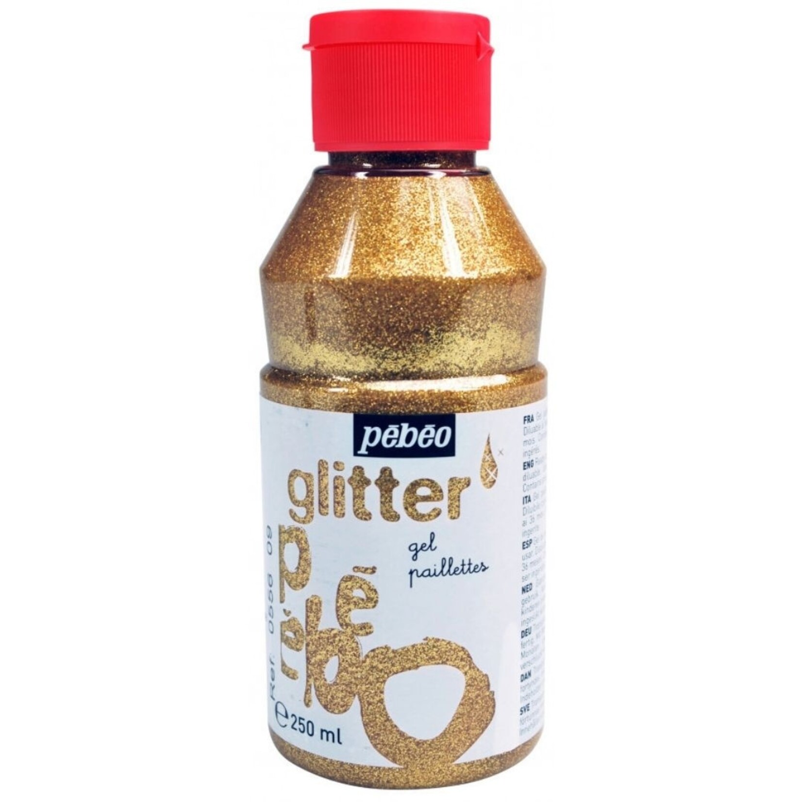 PEBEO GLITTER GEL 250ML GOLD