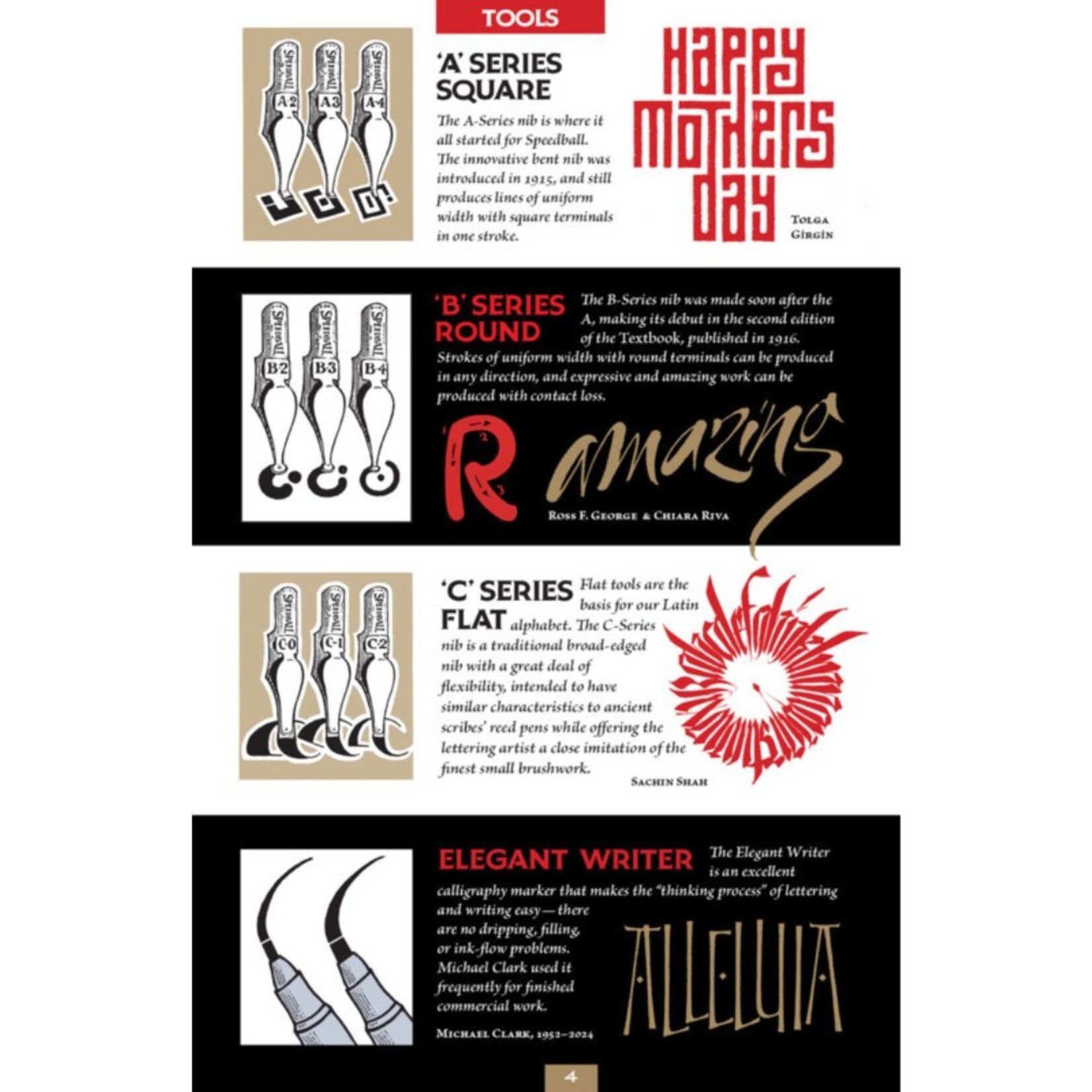 THE SPEEDBALL TEXTBOOK PEN & BRUSH LETTERING GUIDE