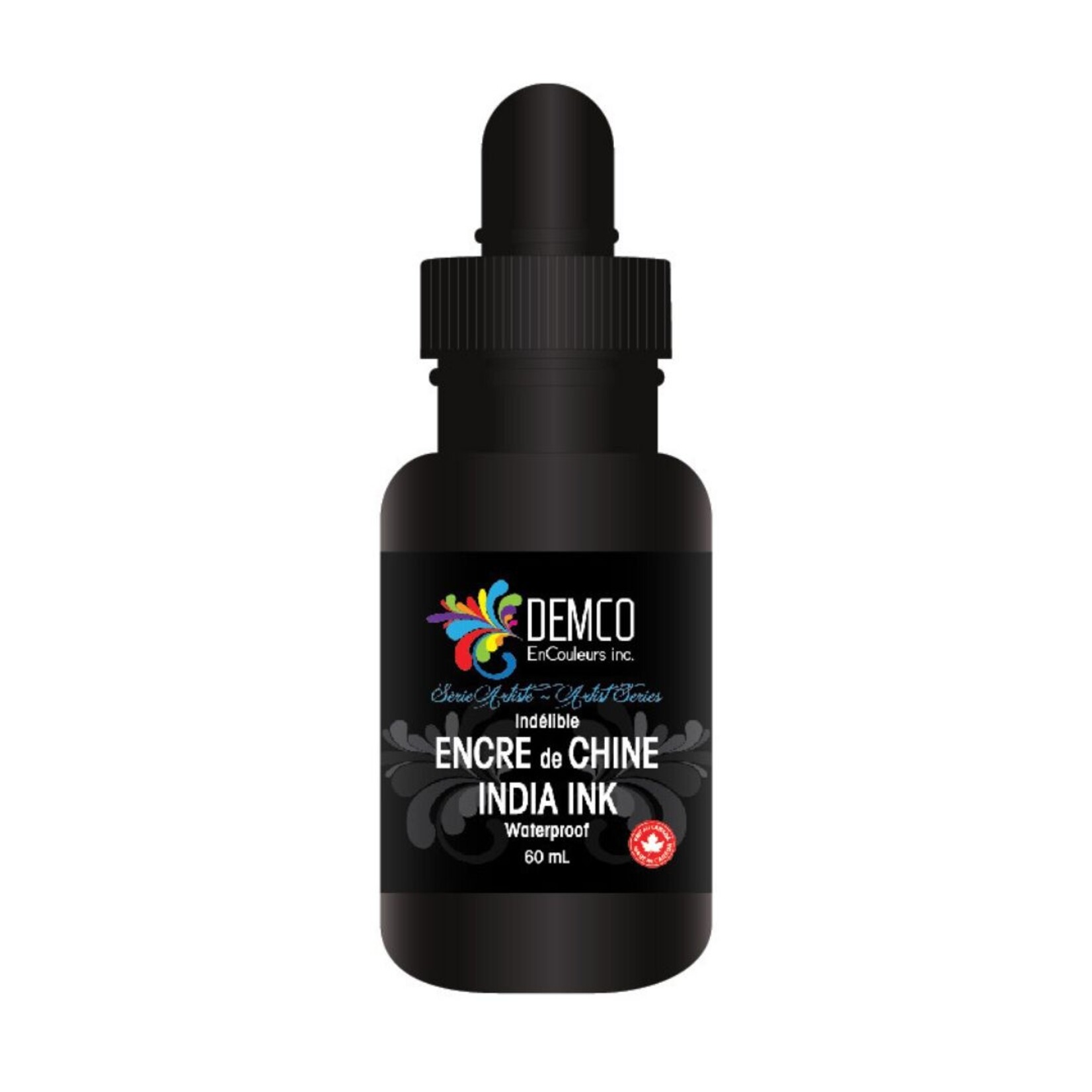 DEMCO WATERPROOF INDIA INK 2OZ