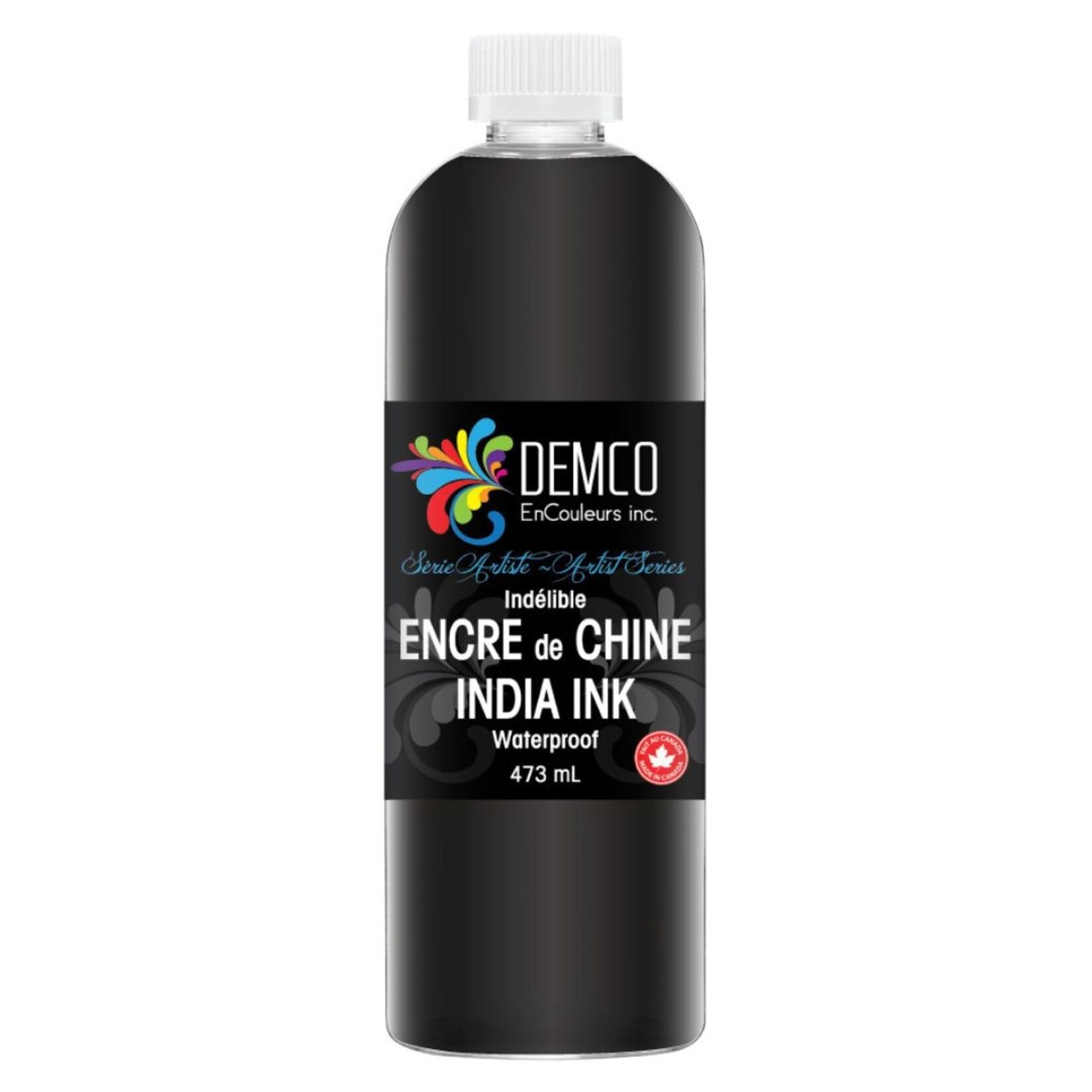 DEMCO WATERPROOF INDIA INK 16OZ