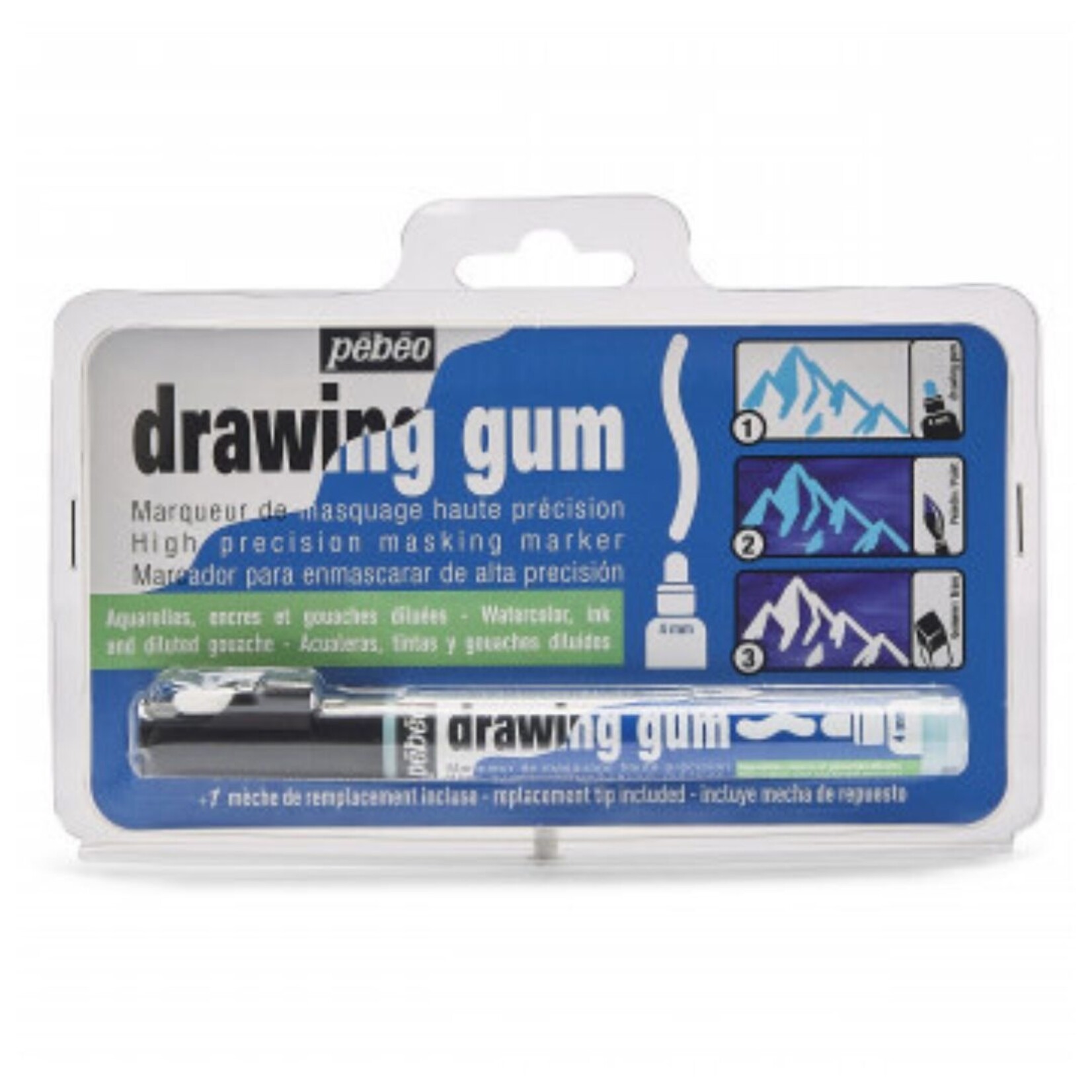 PEBEO PEBEO DRAWING GUM MASKING FLUID MARKER 4MM LATEX FREE