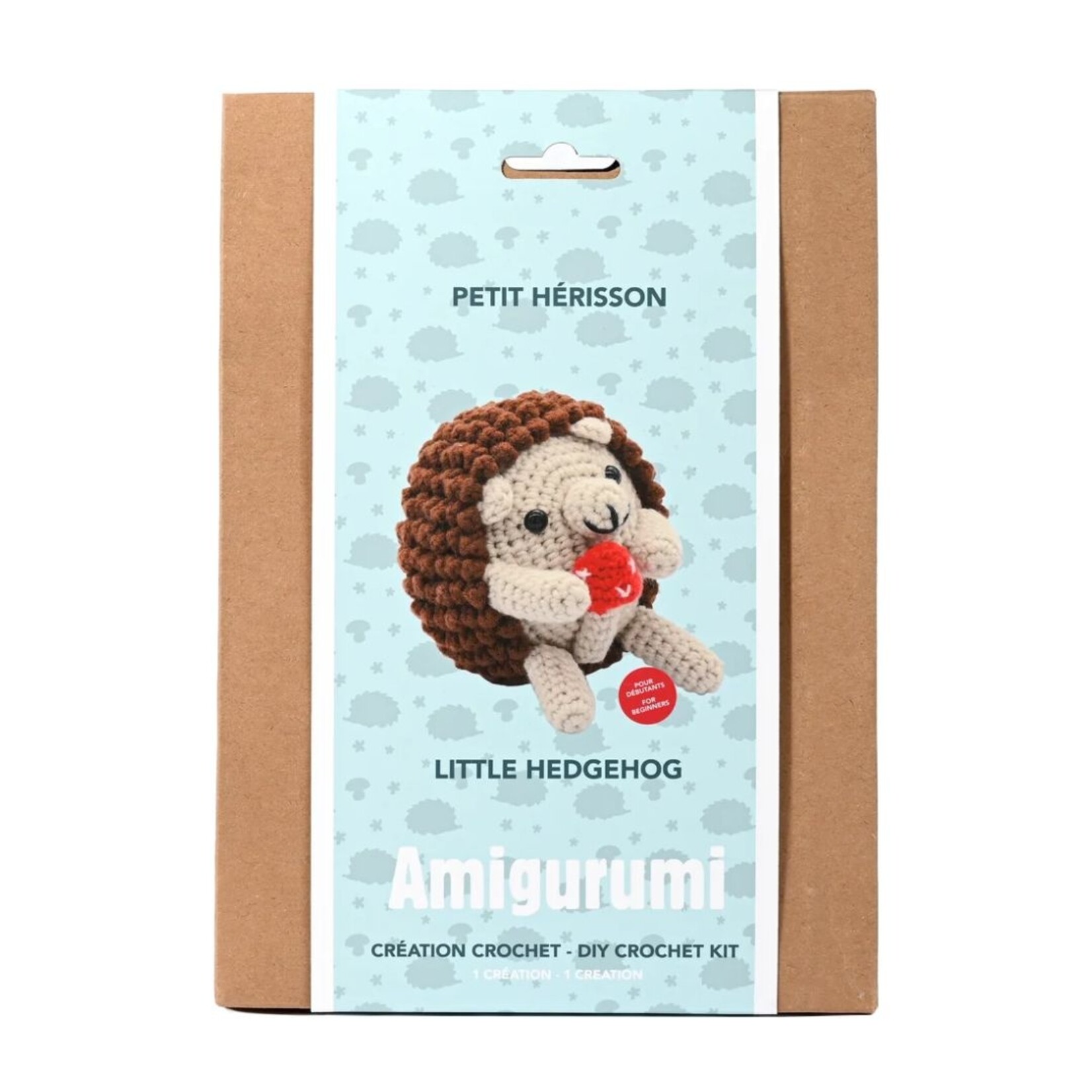 PBI ART DIY CROCHET AMIGURUMI KIT LITTLE HEADGEHOG