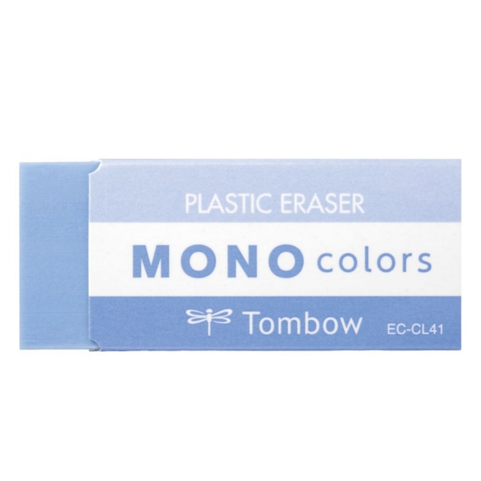 TOMBOW MONO COLOURS PLASTIC ERASER BLUE