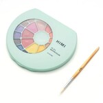 HIMI SEMI-MOIST WATERCOLOUR SET/24 GREEN CASE
