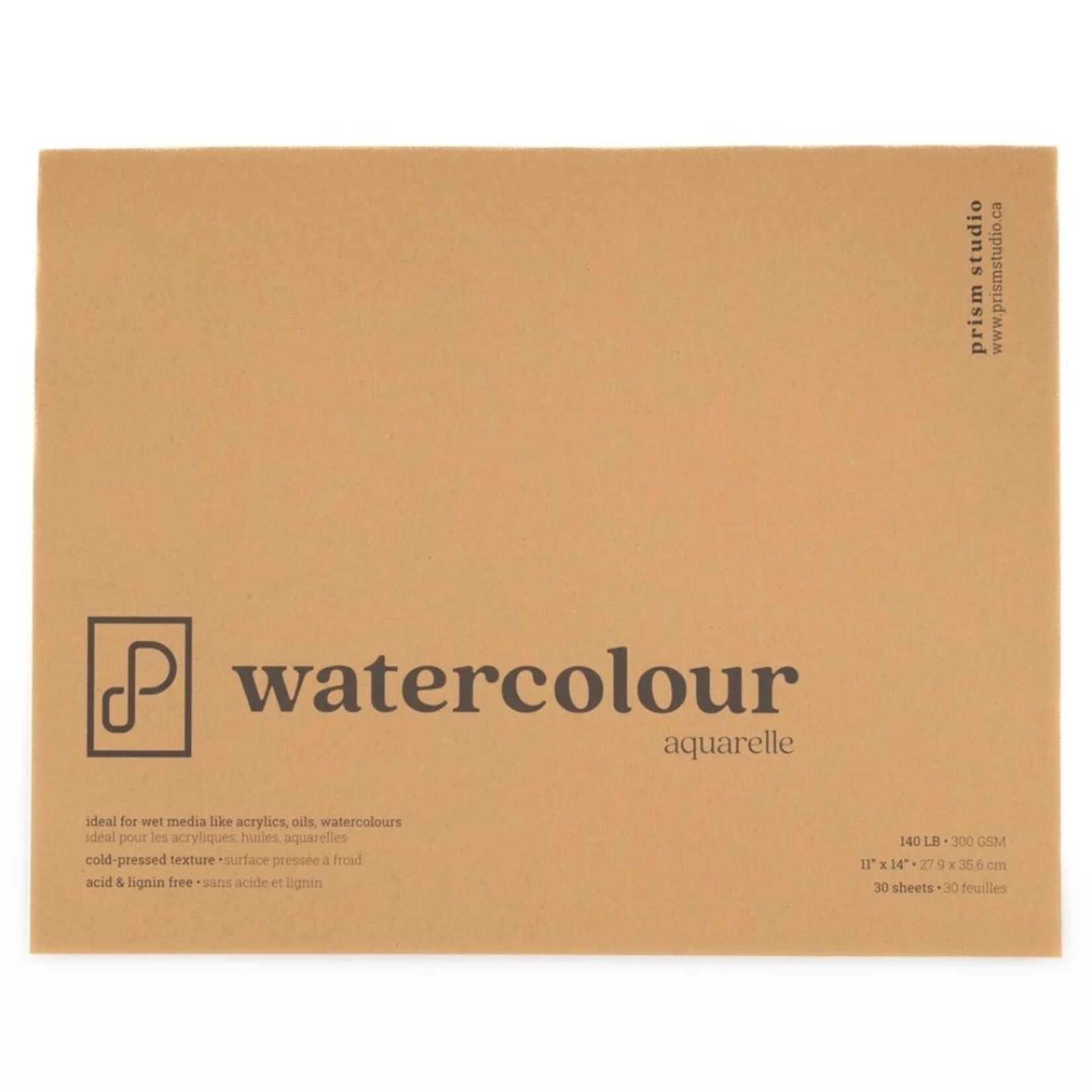PRISM STUDIO PRISM STUDIO WATERCOLOUR PAD 140LB 11X14"