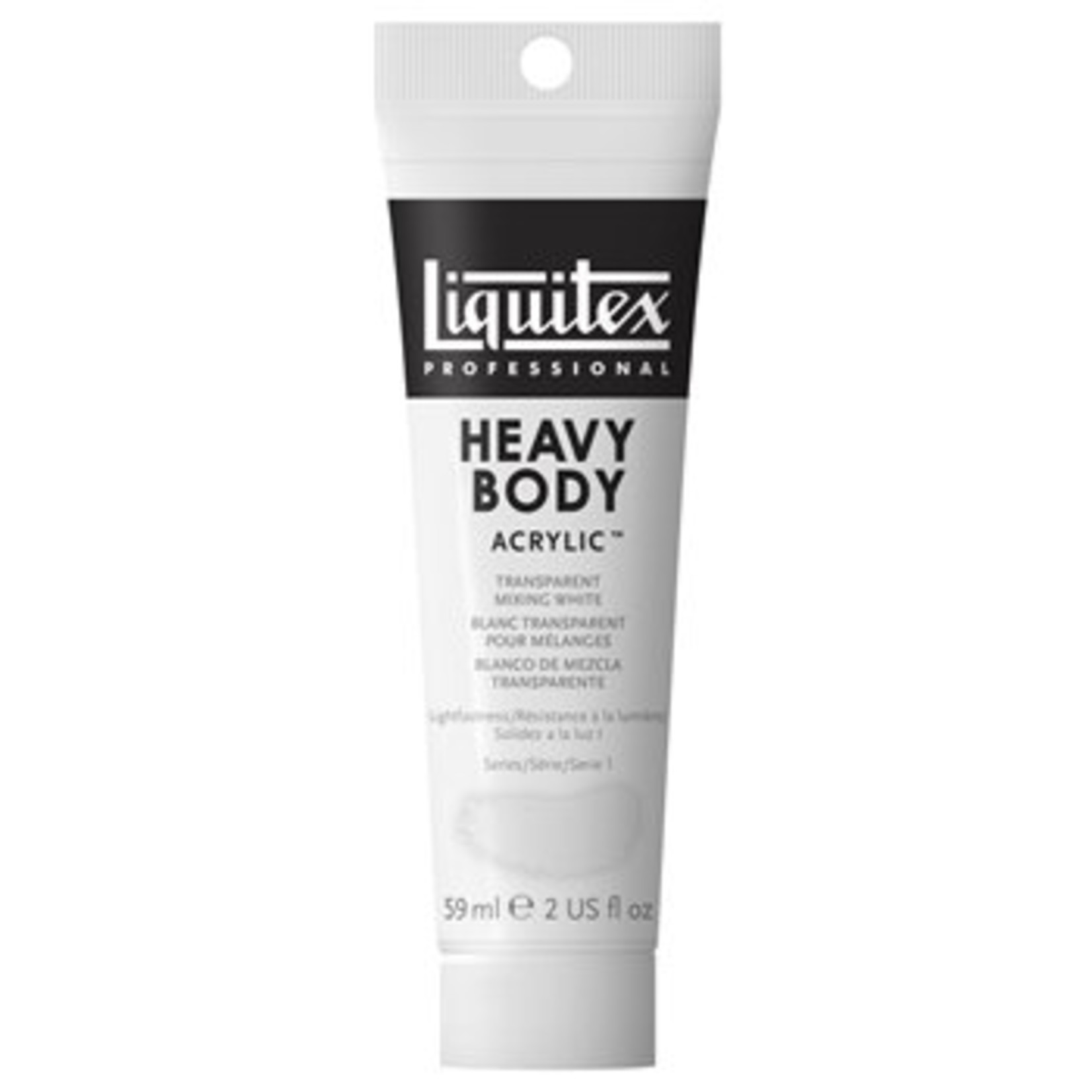 LIQUITEX LIQUITEX HEAVY BODY ACRYLIC 59ML TRANSPARENT MIXING WHITE