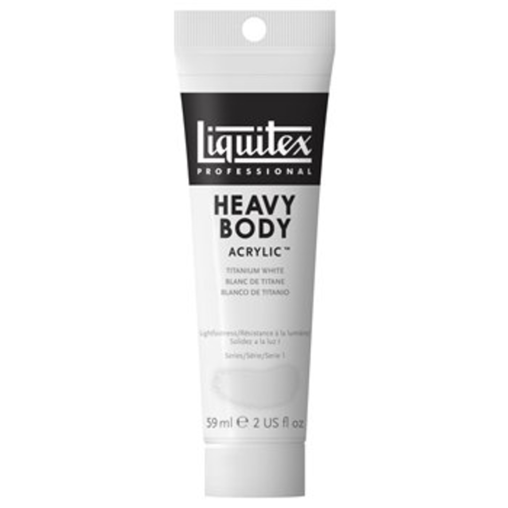 LIQUITEX LIQUITEX HEAVY BODY ACRYLIC 59ML TITANIUM WHITE