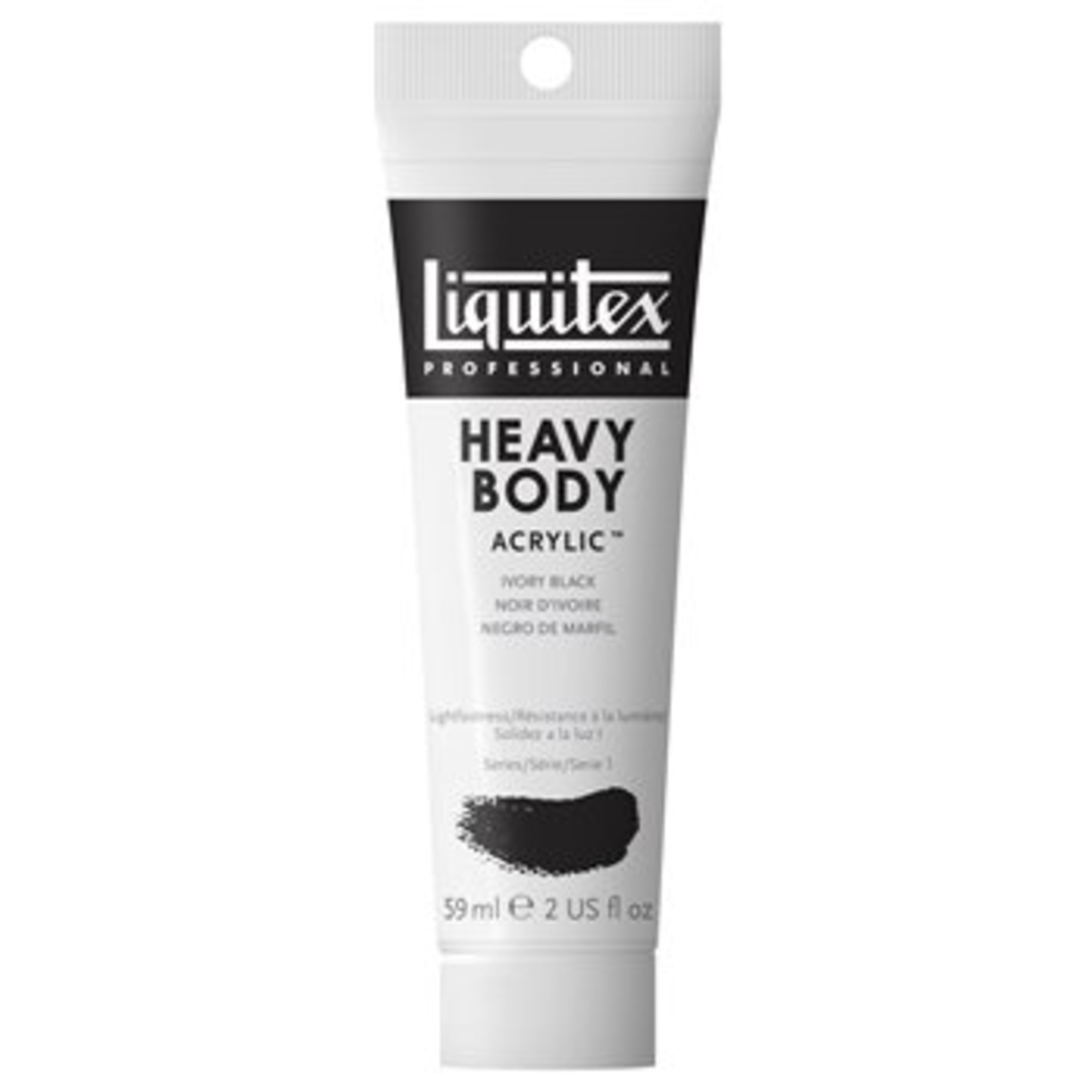 LIQUITEX LIQUITEX HEAVY BODY ACRYLIC 59ML IVORY BLACK