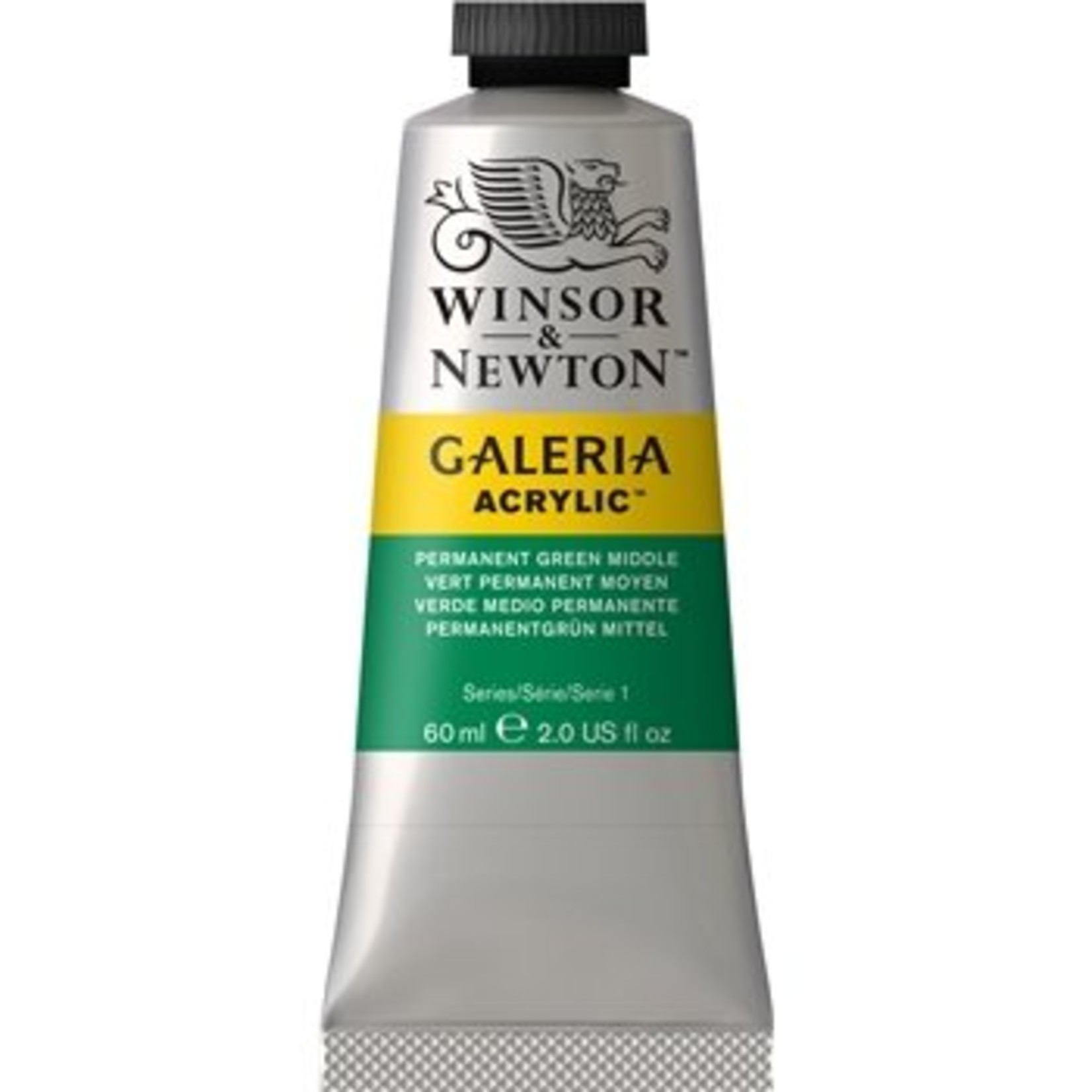 WINSOR NEWTON WINSOR & NEWTON GALERIA ACRYLIC 2OZ PERMANENT GREEN MIDDLE