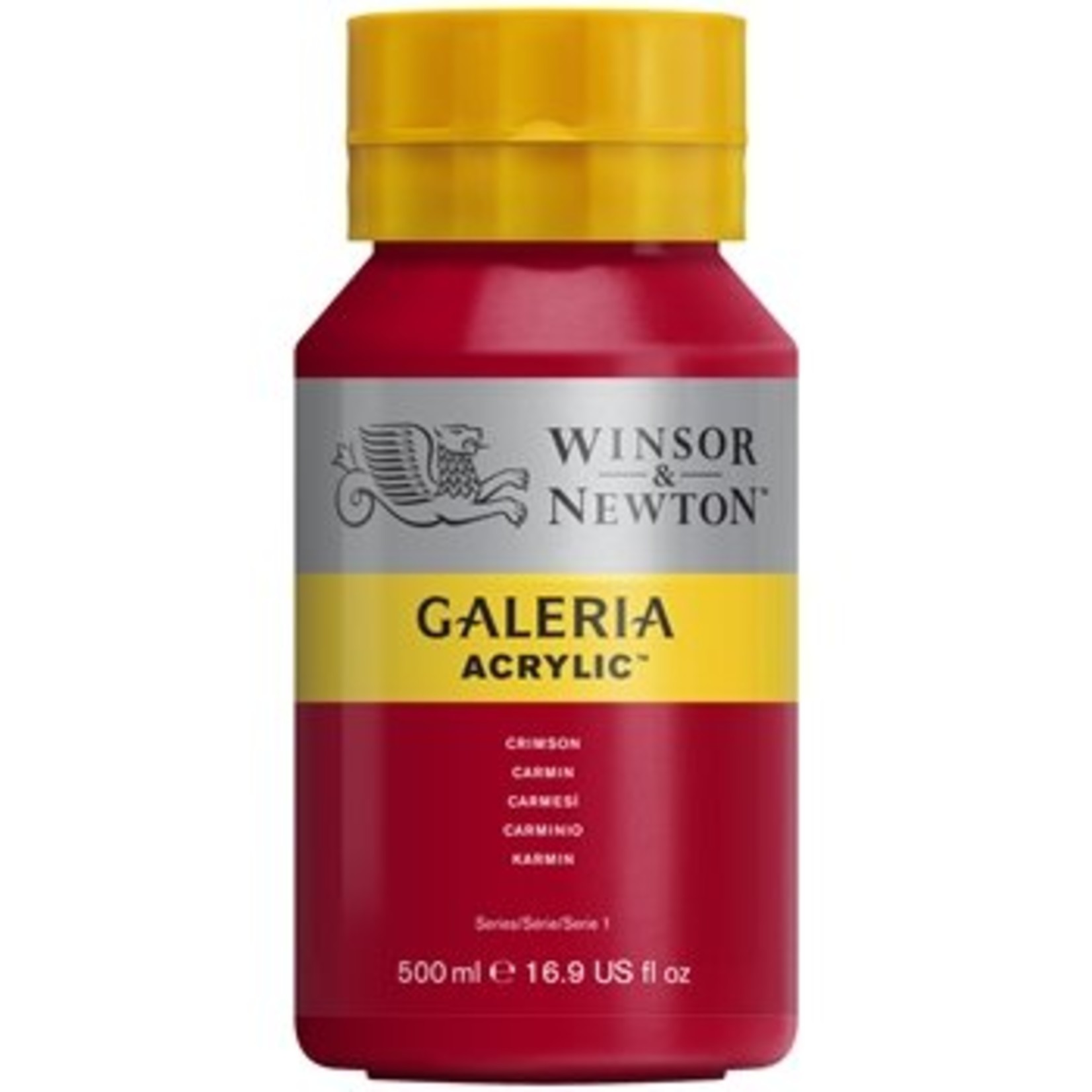 WINSOR NEWTON WINSOR & NEWTON GALERIA ACRYLIC 16OZ CRIMSON