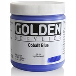 GOLDEN GOLDEN HEAVY BODY ACRYLIC 8OZ COBALT BLUE (SPECIAL ORDER)