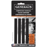 GENERAL PENCIL GENERAL'S COMPRESSED CHARCOAL SET/4