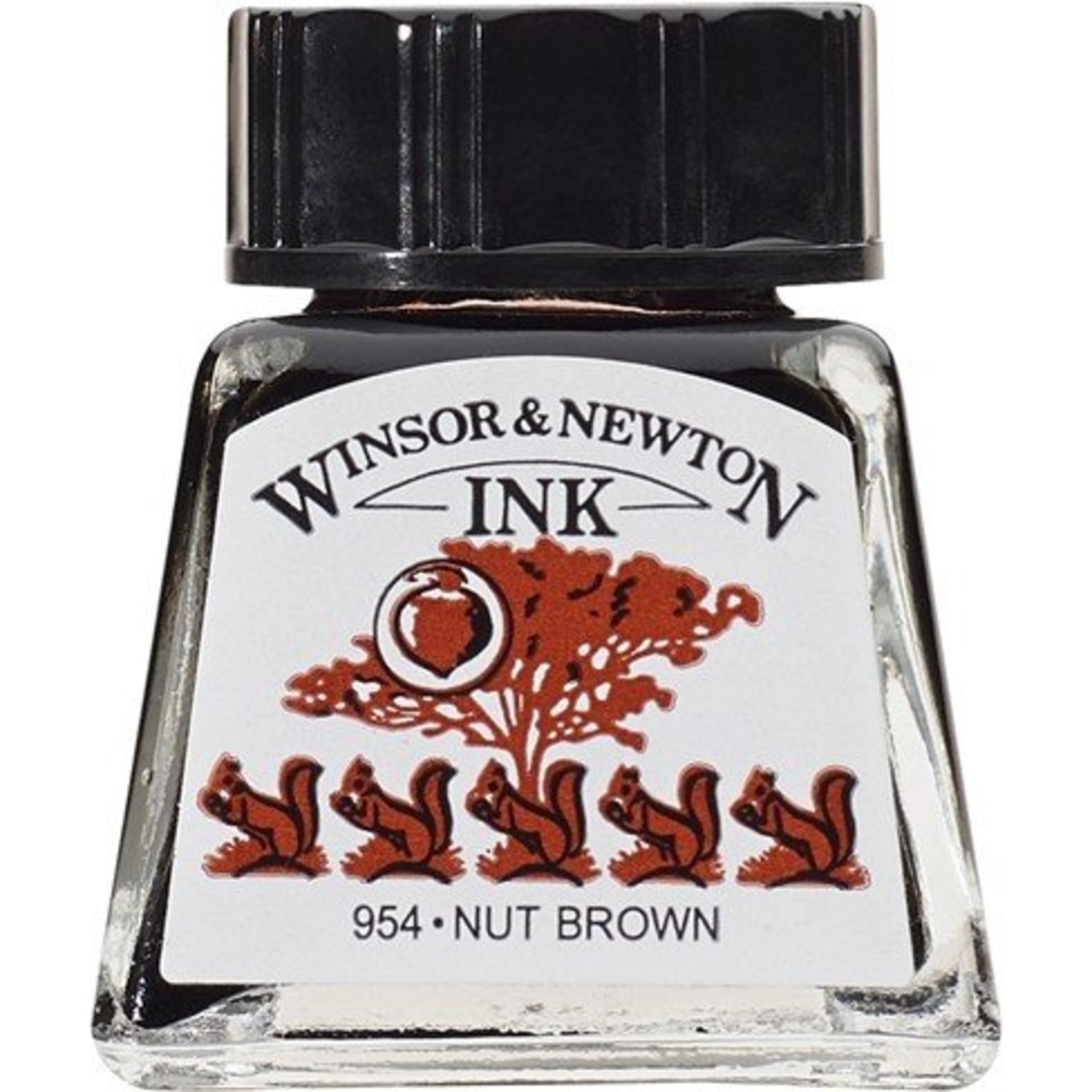 WINSOR NEWTON WINSOR & NEWTON DRAWING INK 14ML NUT BROWN