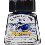 WINSOR NEWTON WINSOR & NEWTON DRAWING INK 14ML ULTRAMARINE