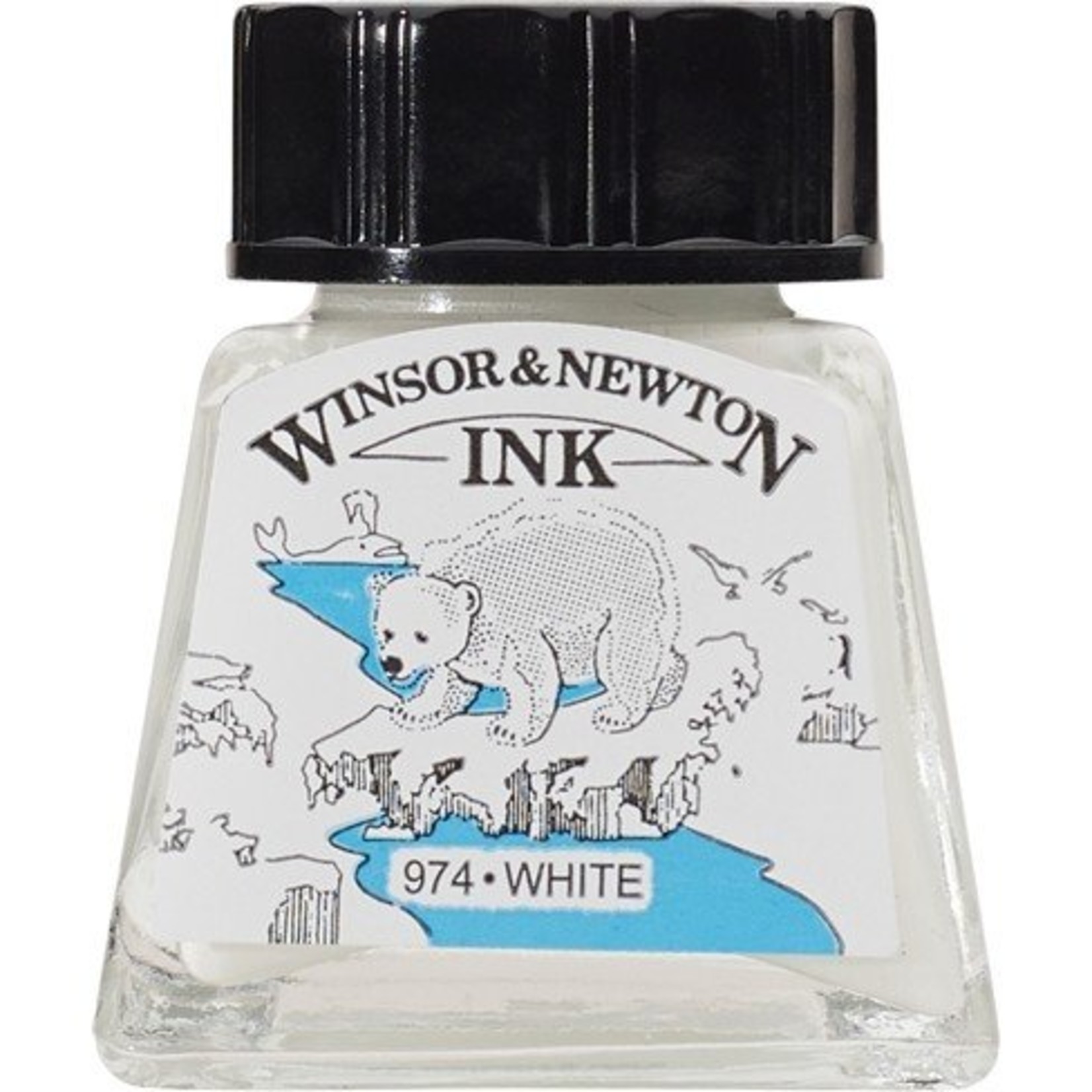 WINSOR NEWTON WINSOR & NEWTON DRAWING INK 14ML WHITE