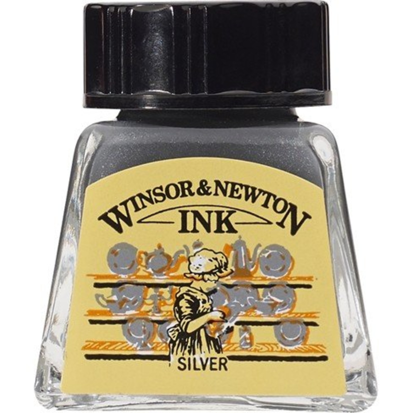 WINSOR NEWTON WINSOR & NEWTON DRAWING INK 14ML SILVER
