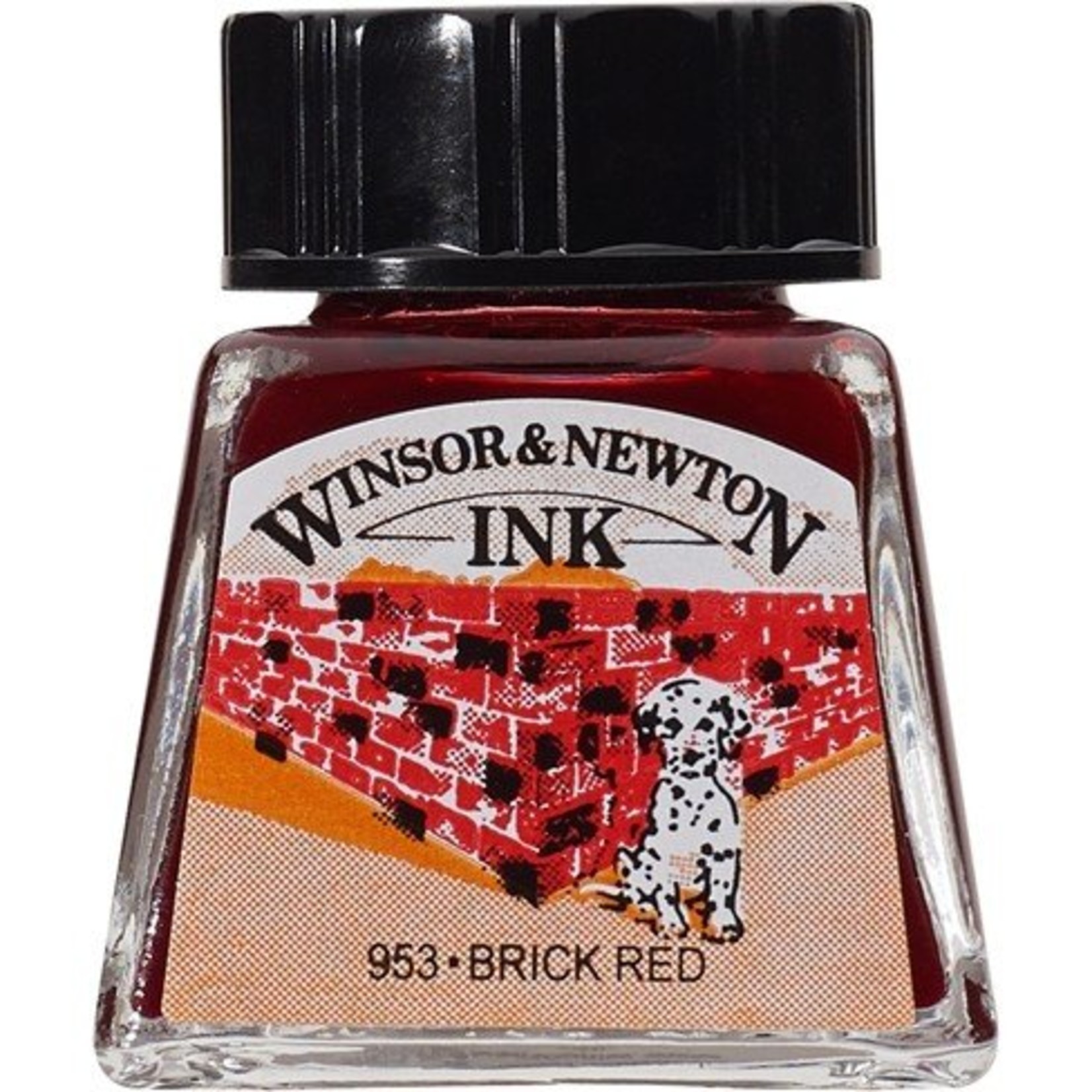 WINSOR NEWTON WINSOR & NEWTON DRAWING INK 14ML BRICK RED