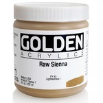 GOLDEN GOLDEN HEAVY BODY ACRYLIC 8OZ RAW SIENNA (SPECIAL ORDER)
