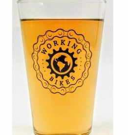 Working Bikes Pint Glass