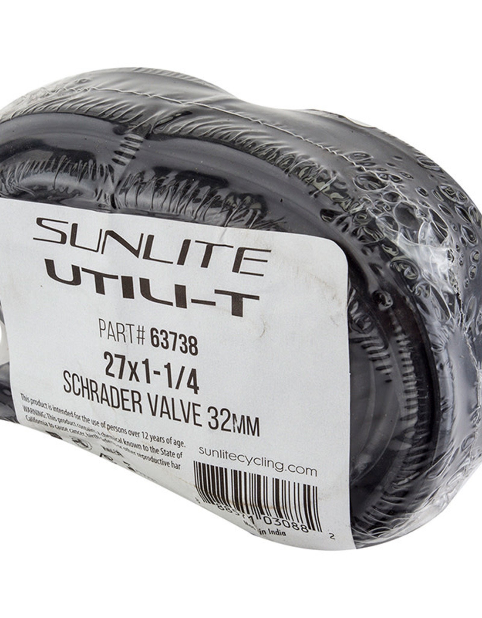 Pair of Tubes Sunlite 27x1-1/4 (700 X 32--38) 32mm Schrader Valve