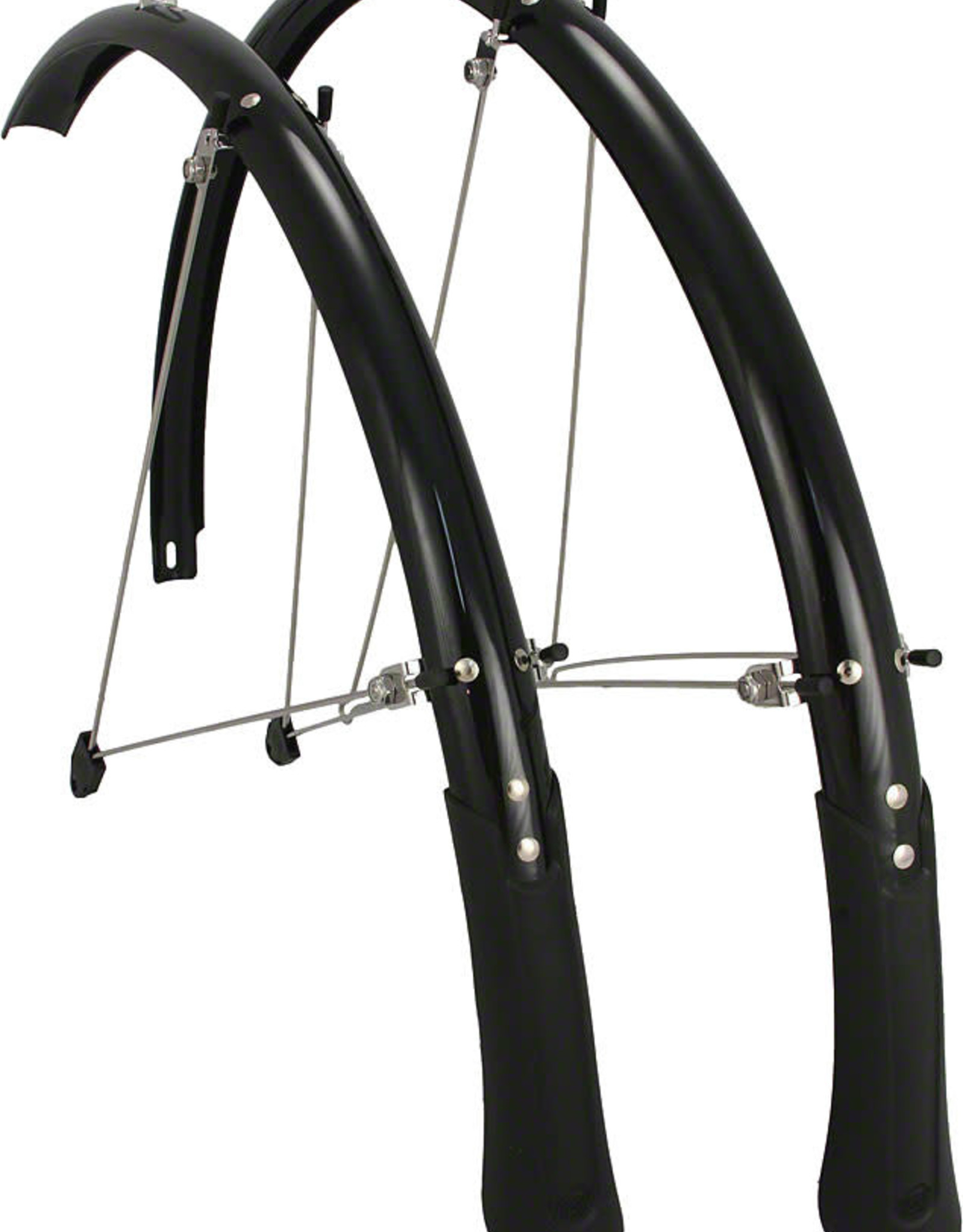 Planet Bike Cascadia Road Fenders 35mm up to 700 x 28 Black