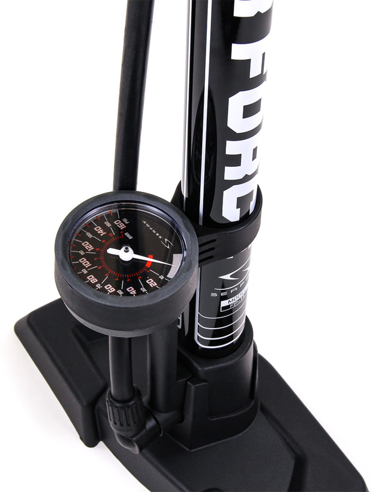 Serfas AIR FORCE TIER ONE FP-T1BK Floor Pump Single