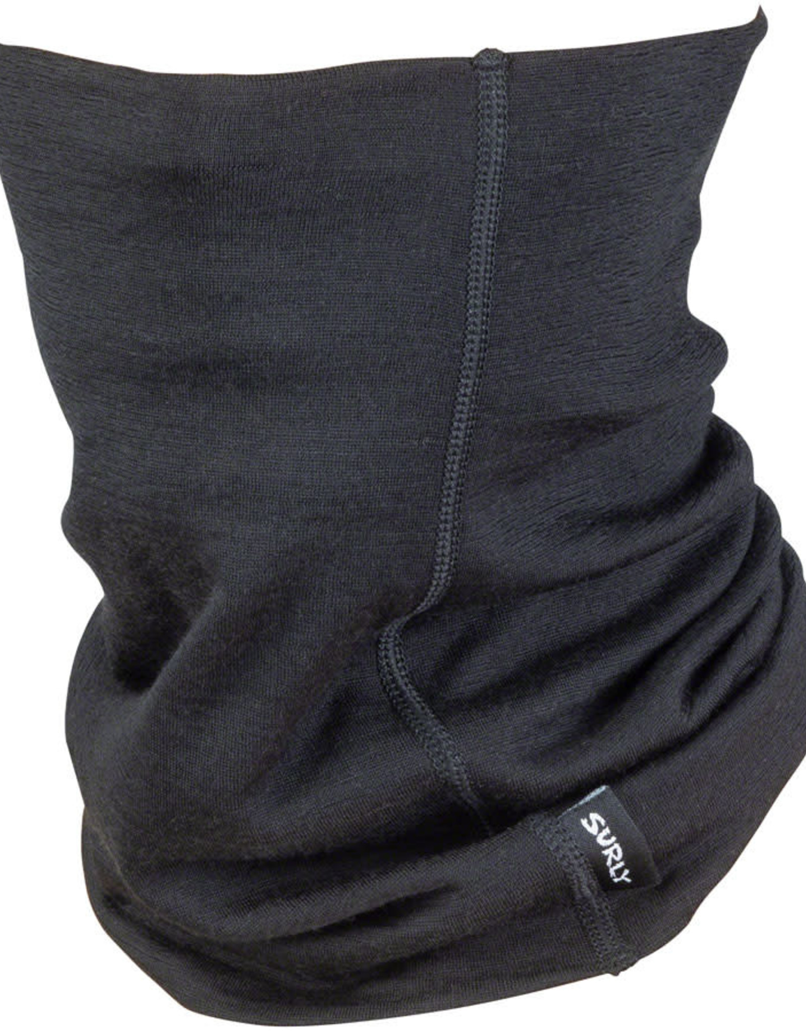 Surly Lightweight Gaiter: Neck Toob - Wool, Black, 150gm, One Size