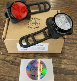 Bike Lane Uprising Light Set USB w/BLU sticker