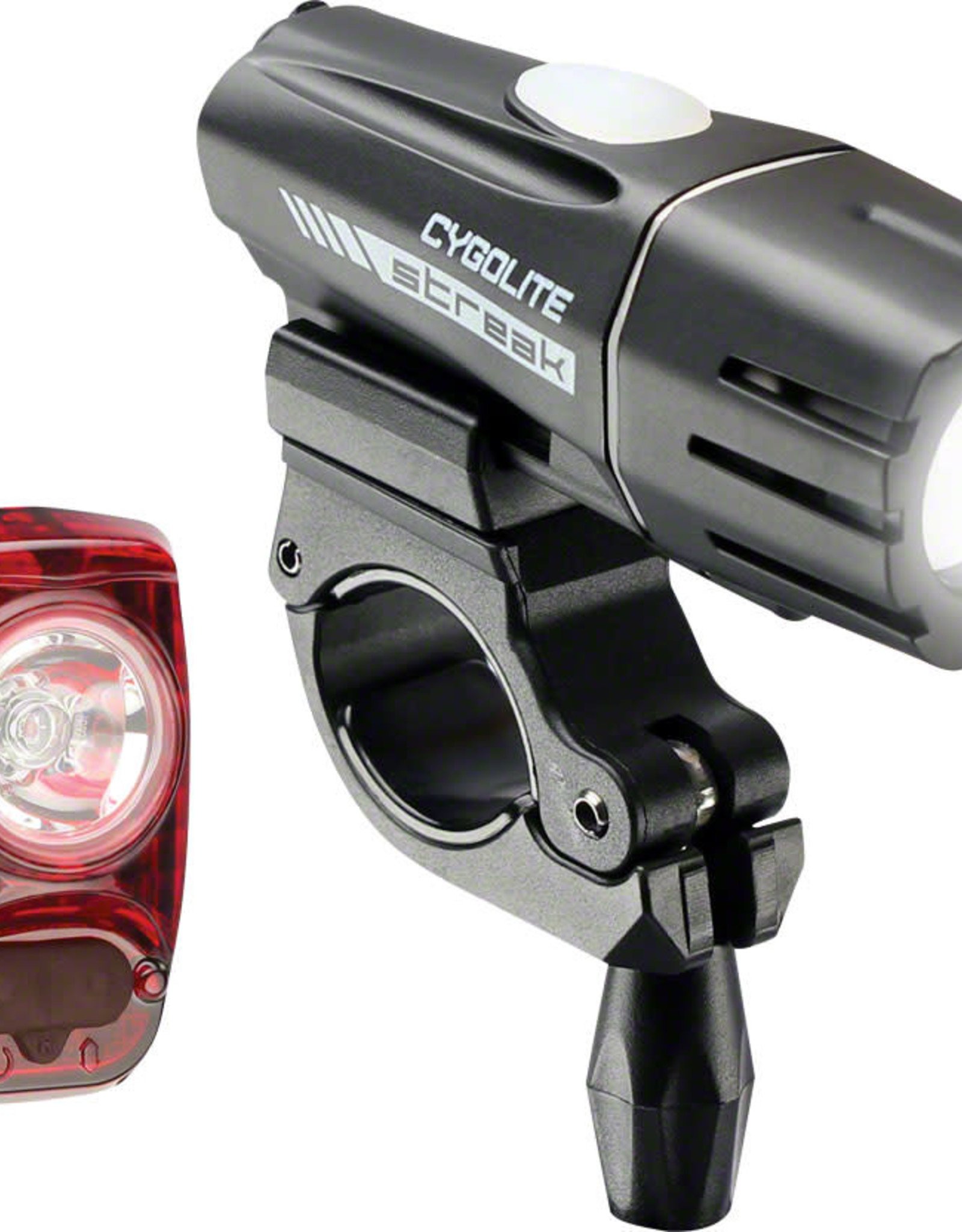 Cygolite Streak 450 Headlight and Hotshot SL 50 USB Taillight Set