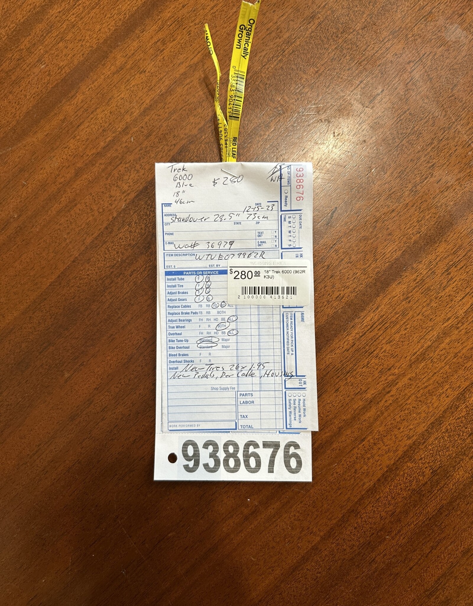 18" Trek 6000 (962R B2U)