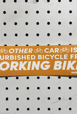 Bumper Sticker (Orange)
