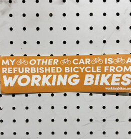 Bumper Sticker (Orange)