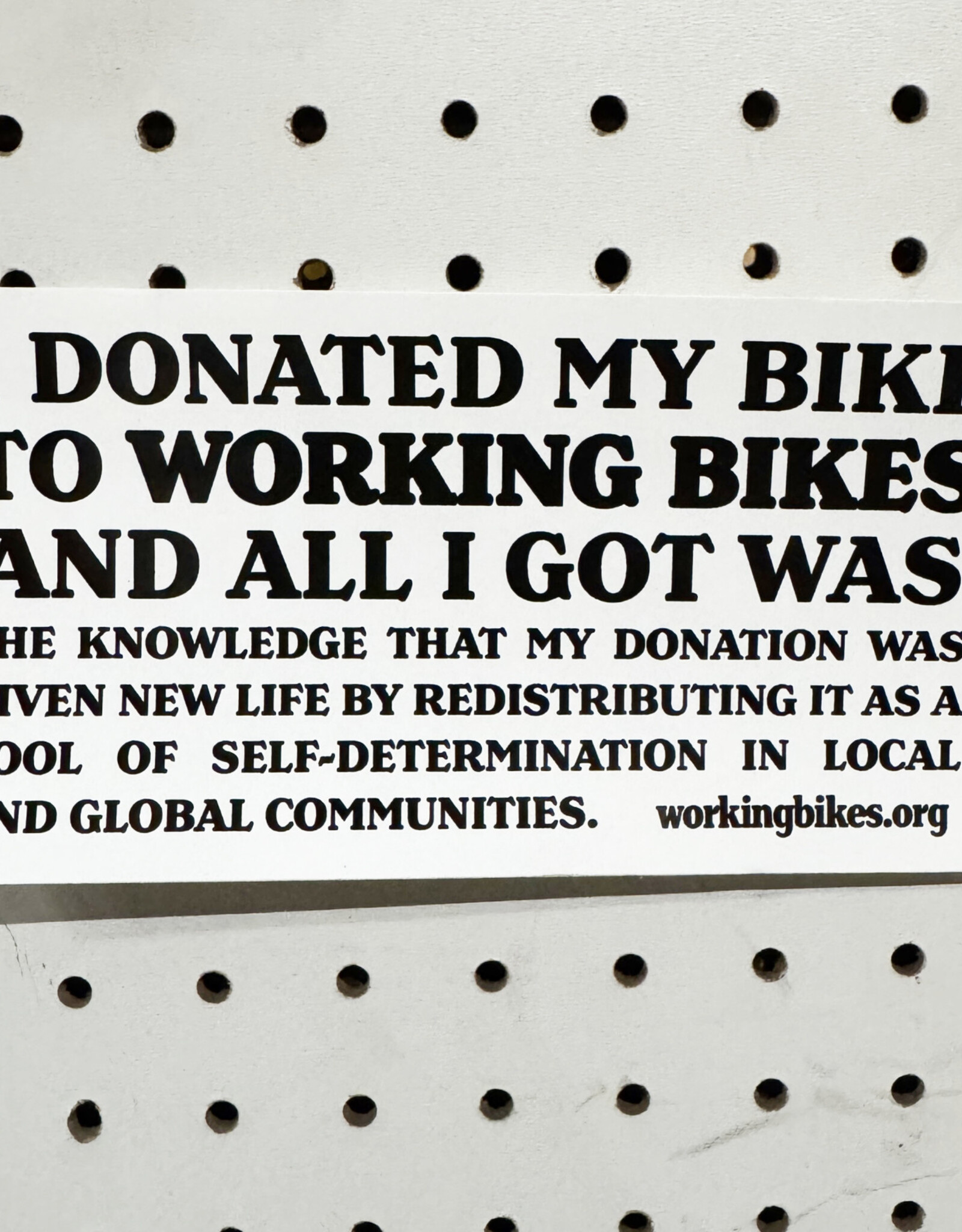 Bumper Sticker (Black and White)