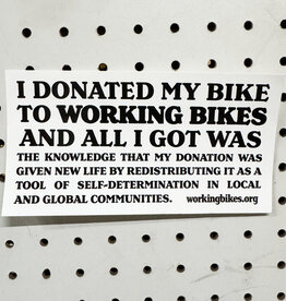 Bumper Sticker (Black and White)