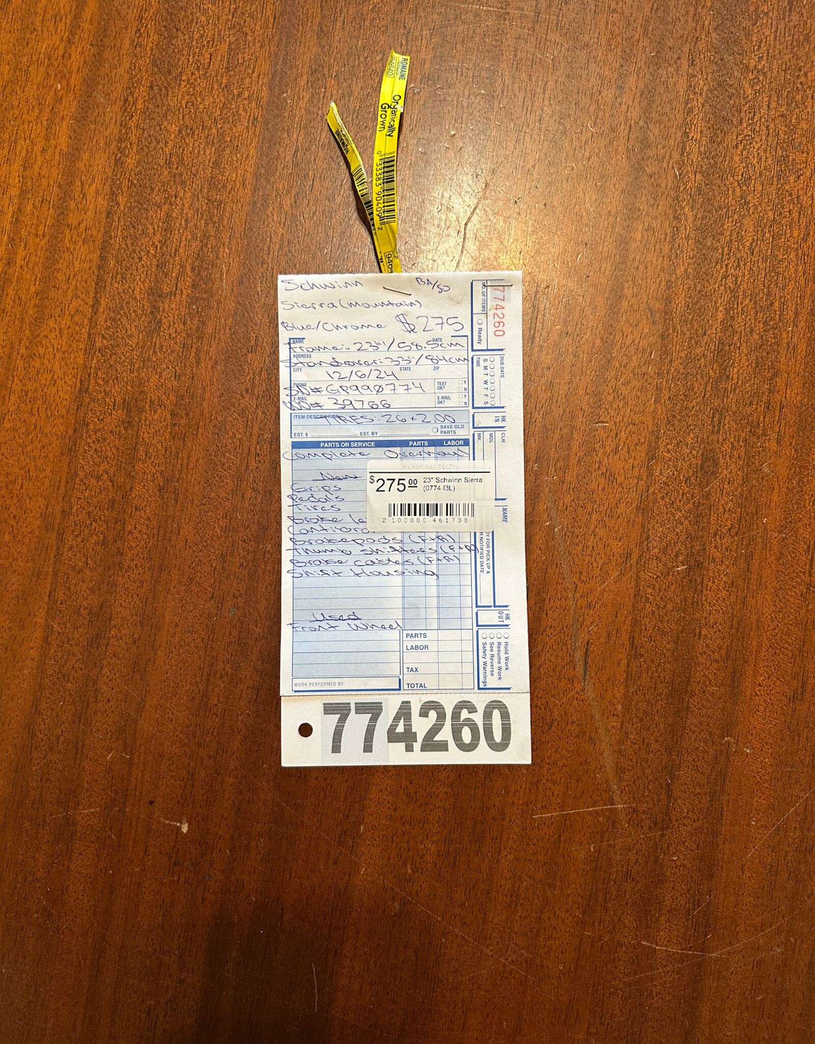 23" Schwinn Sierra (0774 C2U)