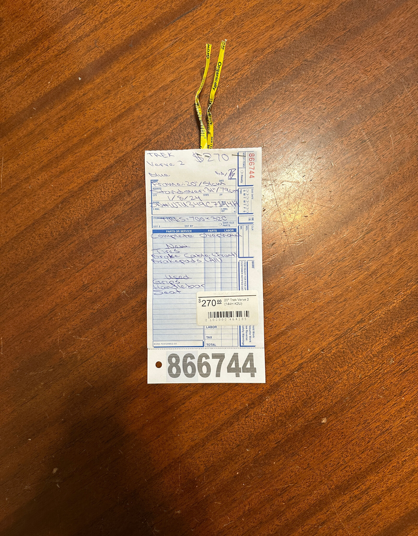 20" Trek Verve 2 (144H H1L)