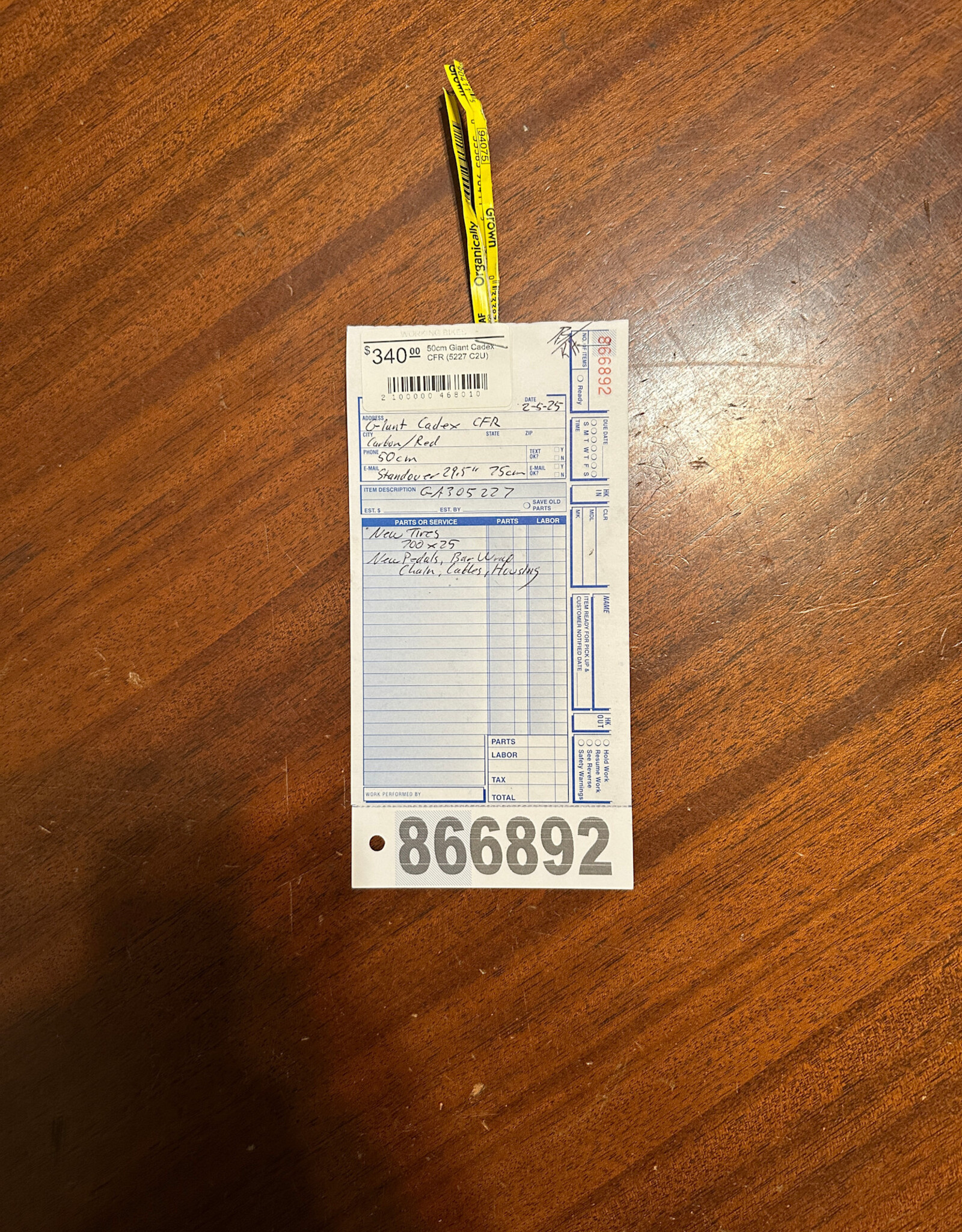 50cm Giant Cadex CFR (5227 C2U)