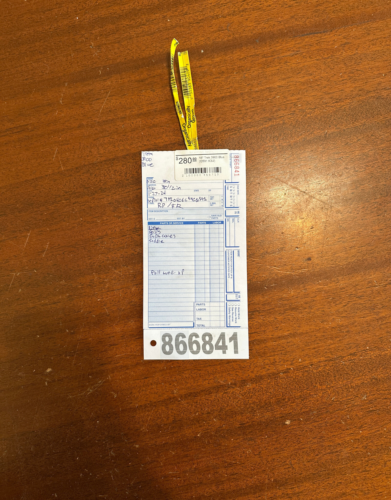 18" Trek 3900 Blue (Q591 H1L)