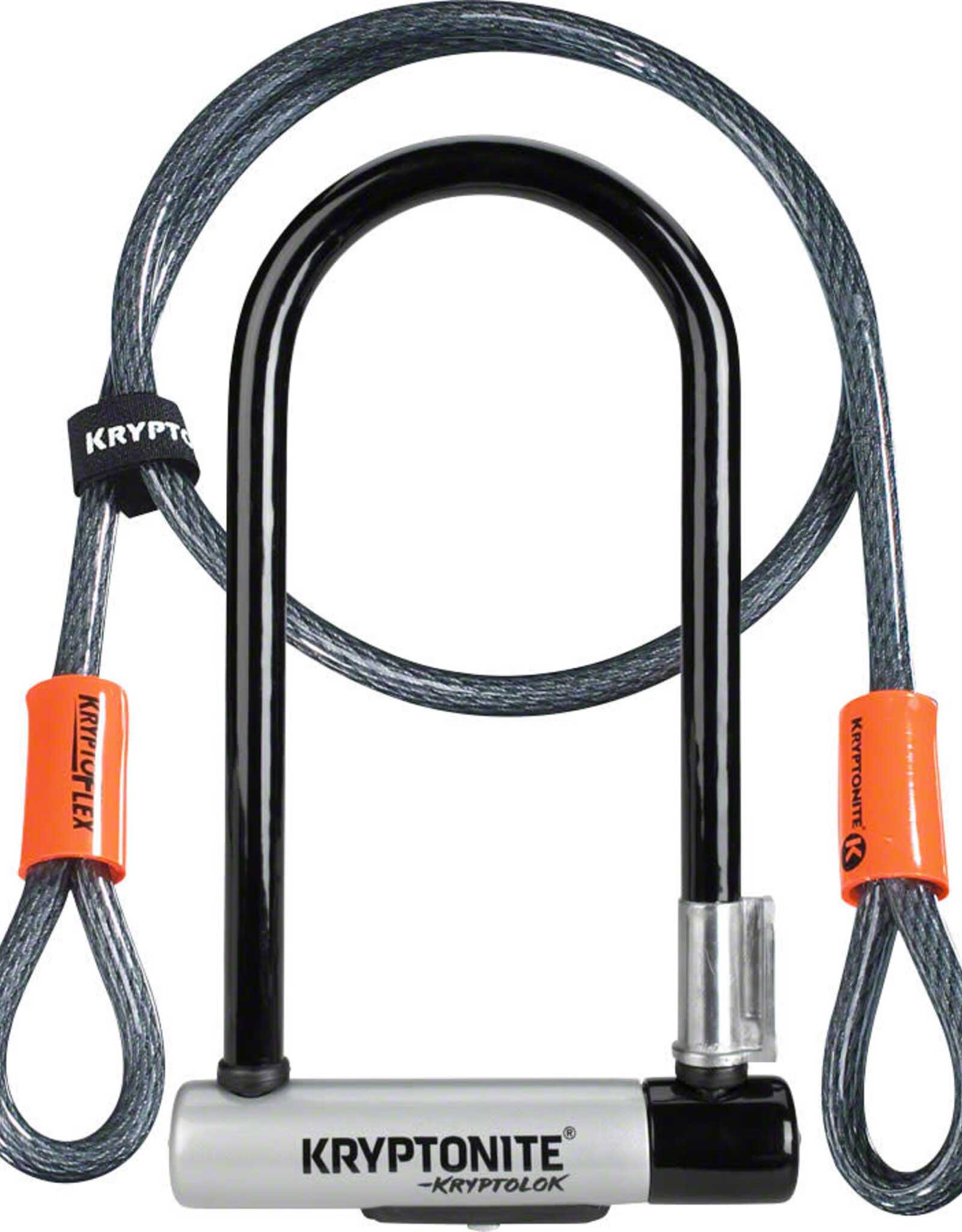 Kryptonite KryptoLok Series 2 STD U-Lock with 4' Flex Cable and Bracket