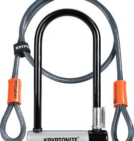 Kryptonite KryptoLok Series 2 STD U-Lock with 4' Flex Cable and Bracket