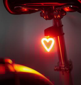Sunlite USB Rechargeable Rear Light - Heartthrob